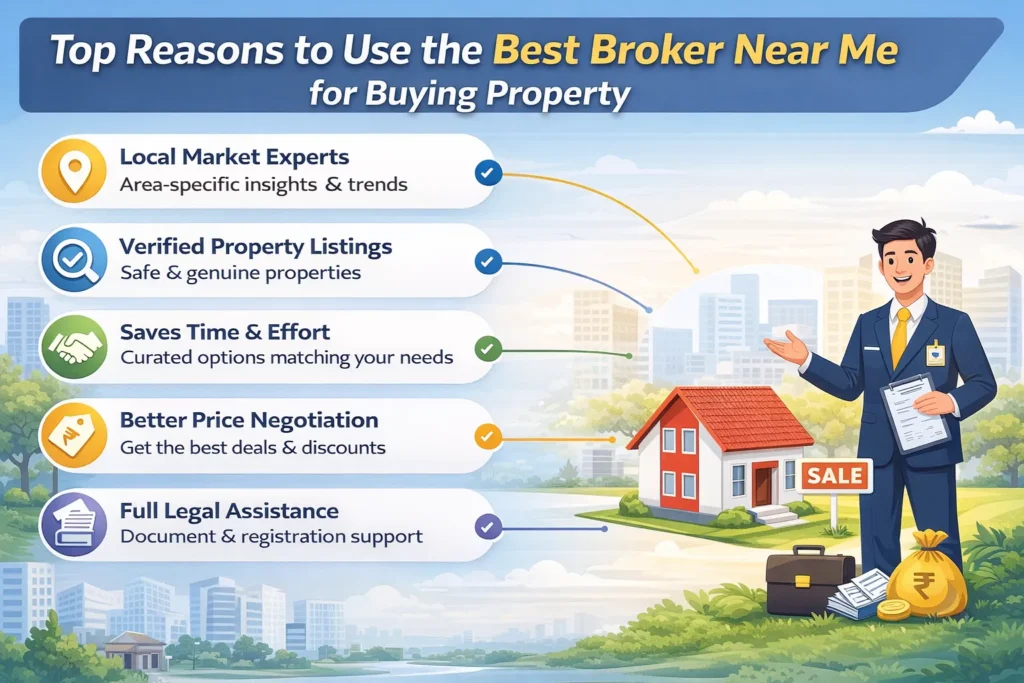 best broker near me infography image
