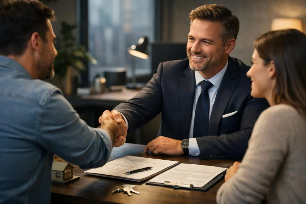 Skilled property broker